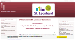Desktop Screenshot of leonhard-schweinau.de