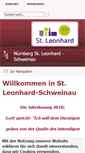 Mobile Screenshot of leonhard-schweinau.de
